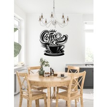 S Digital Coffee Queen Duvar Sticker | Kafe & Mutfak Dekoru | 3 Renk ve 4 Ölçü Seçeneği
