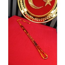Anemore Collection Ithal Toz Kehribar Tesbih Kesme Kesim Özel Ölçü