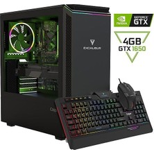 Casper Excalibur E60H.115F-8VH0X-0FC I3-10100F 8 GB 500 GB SSD GTX1650 Masaüstü Bilgisayar - Outlet