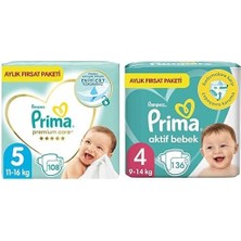 Zemira Bebek Bezi Care 5 Beden 108 Adet Junior Aylık Fırsat Paketi & Bebek Bezi Aktif