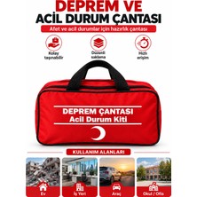 Serbugo 33 Parça Deprem Afet Çantası Acil Durum Kiti Ilk Yardım Çantası Seti