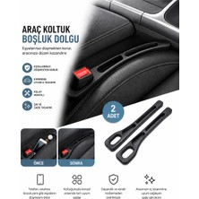 Nexwell Yeni Nesil Esnek Telefon Cüzdan Anahtar Düşme Engelleyici Araç Koltuk Arası Düzenleyici Siyah
