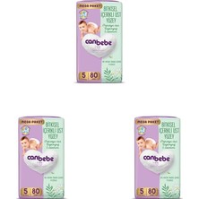 Zemira Canbebe Bebek Bezi 5 Beden (11-18 Kg) 80 Adet (3 Paketi)
