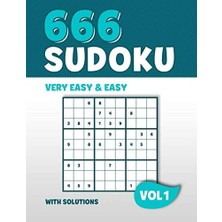 Zemira 666 Sudoku: Puzzle Book With 666 Very Easy & Easy Sudoku Puzzles In 9x9 With Solutions | 8,5 x 11 I