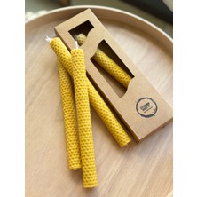 Candle Bee Design Balmumu Kutulu Şamdan Mum Seti