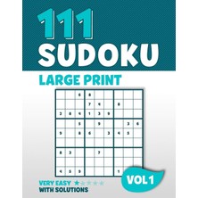 Zemira 111 Sudoku Large Print: Puzzle Book With 111 Very Easy Sudoku Puzzles In 9x9 With Solutions | 8,5 x