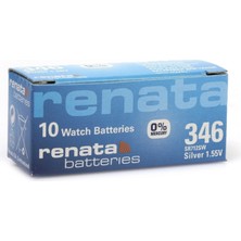 Marsilyan Renata 346 SR712SW 1.55V Alkalin Saat Pili 10 Adet
