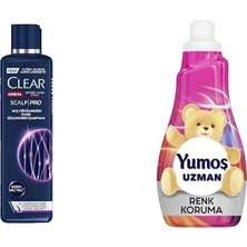 Zemira Clear Men Scalp Pro Saç Dökülmesine Karşı Şampuan Kepeğe Karşı Etkili 300 Ml(1) Yumoş