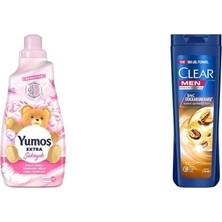 Zemira Yumoş Extra Konsantre Çamaşır Yumuşatıcısı Şakayık 1440 Ml(2) Clear Men Kepeğe Karşı Etkili Şampuan