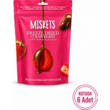 Sütlü Çikolata Kaplamalı Çilek 80 gr x 6 Adet
