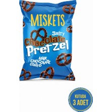 Miskets Sütlü Çikolata Kaplamalı Pretzel 50 gr x 3 Adet