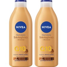 Zemira Nivea Q10 Sıkılaştırıcı Kademeli Bronzlaştırıcı Vücut Losyonu 400ML, 7 Günde Sıkılaş, Buğda