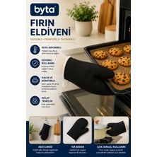 Isıya Dayanıklı Fırın Eldiveni Kalın Mutfak Eldiveni Fırın Tepsisi Tencere ve Tava Tutacağı