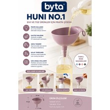 No:1 Plastik Huni Sıvı Yağ Su Toz ve Bakliyat Aktarma Hunisi Bpa Içermez Mor Pembe Mavi Siyah 1 Adet Karışık Renk Gönderilir