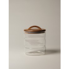 Minihol Pantry Akasya Kapaklı Cam Kavanoz (1800 Ml)