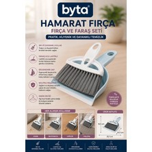 Mini Faraş ve Fırça Seti Ergonomik Saplı Masa Üstü, Mutfak ve Ofis Kırıntı Temizlik Seti Mor Siyah Mavi 1 Adet Karışık Renk Gönderilir