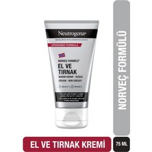 Neutrogena El ve Tırnak Bakım Kremi - Yağsız Formül, Pro-Vitamin B5 ile Tırnakları Güçlendiren, 75 ml