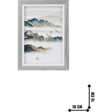 Ince Kenar Çerçeve Gri 15X10 cm