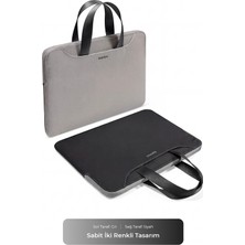 Tomtoc A21C1D1 - A21D3D1 13.5-14 Çift Renk Füme/Gri TheHer/Light Serisi Notebook Çantası