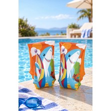 Yenilig 3 Adet Çocuk Deniz Kolluğu – Sevimli Hayvan Desenli Büyük 6-12 Yaş Kolluk, Swim Armband Eğlenceli Tasarım