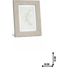 Kalın Kenar Çerçeve Bej 15X10 cm