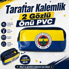 Maison Luré Kalem Kutusu Renkli Taraftar Desenli 2 Gözlü Geniş Kalemlik