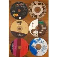 Raks 9 Adet Türkçe Arabesk CD (Kartonet ve Kutuları Yoktur Sadece Fotoğraftaki Cd'ler Gönderilecektir)