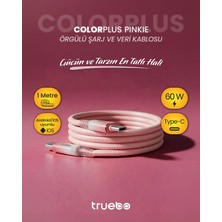 Truebo ColorPlus Pinkie Şarj ve Veri Kablosu 60w