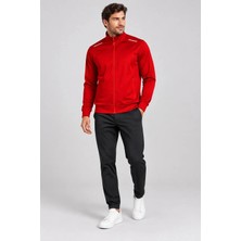New Performance UNC0310 Fermuarlı Eşofman Ceket Likrarlı Polyester