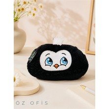 Maison Luré Kalem Kutusu Sevimli Penguen Tasarımlı Peluş , Şık ve Renkli Aksesuar