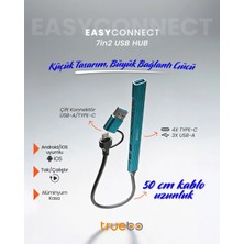Truebo EasyConnect 7in2 Type-C / USB 3.0 Hub