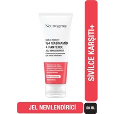 Neutrogena Sivilce Karşıtı Jel Nemlendirici %4 Niasinamid ve %1 Pantenol 50 ml Tüm Cilt Tipleri İçin
