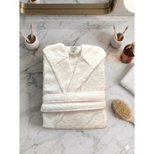 MySoft Home Bornoz Kapüşonlu Büyük Beden 2XL %100 Pamuklu Organik Kumaş