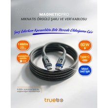Truebo MagneticPro Dayanıklı Şarj ve Veri Kablosu