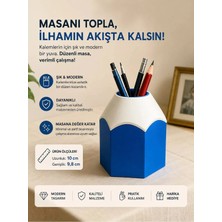 Maison Luré Kalem Kutusu Kalem Tasarımlı Masaüstü Kalemlik ve Düzenleyici, Şık Ofis Organizatörü