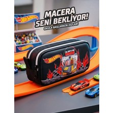 Maison Luré Kalem Kutusu Yarış Temalı Çift Gözlü Kalem Kalemlik, Orijinal ve Ekstra Kapasiteli