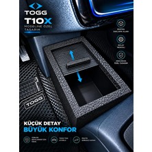 taş T10X Deri Detaylı Sürgülü Ara Konsol