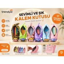 Maison Luré Kalem Kutusu Sevimli Peluş Kalemlik, Geniş Hacimli, Fermuarlı Okul Çantası