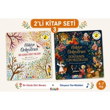 Eolo Yayıncılık Hikâye Orkestrası Bir Günde Dört Mevsim & Dünyanın Tüm Müzikleri Sesli Kitap 4-7 Yaş
