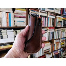 Maison Luré Kalem Kutusu El Yapımı Deri Gözlük ve Kalem Kılıfı, Şık ve Dayanıklı Tasarım