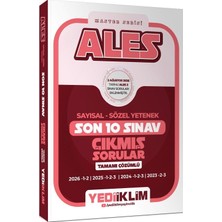 Parlayan Projeler Yediiklim 2027 Ales Sayısal Sözel Yetenek Çözümlü Son 10 Sınav Çıkmış Sorular (2 Ağustosales-2 Ekli)