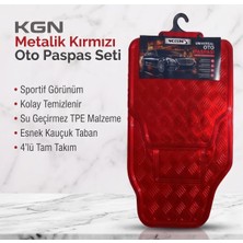 Alüminyum Metal Paspas Kırmızı ( 4 Ayrı Renk )