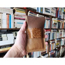Maison Luré Kalem Kutusu Gerçek Deri Kalemlik, 5-6 Kalem Kapasiteli, Şık ve Kullanışlı 28X9.5 cm