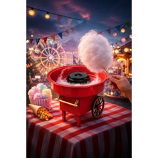 My Best Store Ev Tipi Pamuk Şeker Makinesi Kompakt Tasarım Çocuklar ve Partiler Için (4887) MYBESTSTORE-482