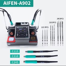 OEM A902 3 Kollu Akıllı Havya Istasyonu