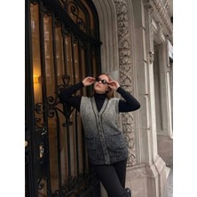 Onno Style Karyağdı Desen Klasik Çelik Örgü Triko Yelek