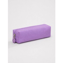 Maison Luré Kalem Kutusu Lila Suya Dayanıklı Krinkıl Kumaş Unisex Tek Bölmeli Kalemlik