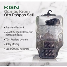 Alüminyum Metal Paspas Gümüş ( 4 Ayrı Renk )