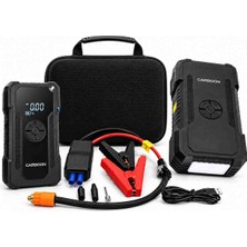 Carboon Car-77 Akü Takviye Cihazı| 4 Ü 1 Arada Powerbank, Hava Kompresörü, Fener