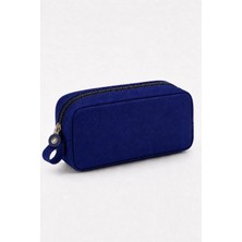 Maison Luré Kalem Kutusu Lacivert Unisex Kalemlik, Tek Gözlü, 20X10X3CM, Şık ve Pratik Kullanım